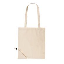 Bolsa plegable con cordón ajustable Crudo