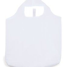 Bolsa plegable de poliéster suave Blanco