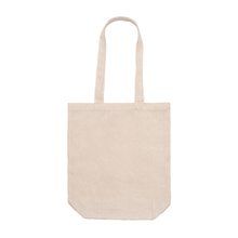 Bolsa de poliéster con fuelle Beige