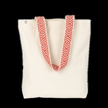 Bolsa reciclada con asas de colores Ecume / Ethnic Red