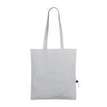 Bolsa reciclada plegable en forma de fresa Natural