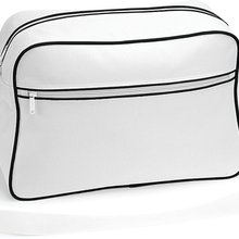 Bolsa Retro con bandolera ajustable White / Black