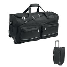 Bolsa trolley 600D RPET Negro