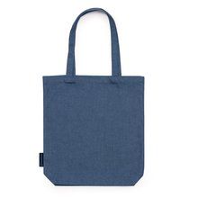 Bolsa vaquera reciclada con asas largas VAQUERO Talla Única Adulto
