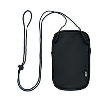 Bolsa de viaje cruzada con correa Negro