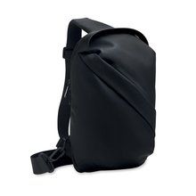 Bolso bandolera de PU suave Negro