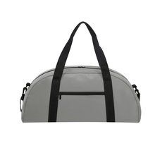 Bolso de suave PU con cremalleras invisibles Gri