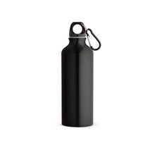 Botella de aluminio reciclado 530 ml Negro