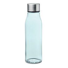 Botella de Cristal 500ml Azul Transparente