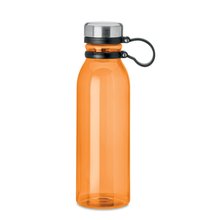 Botella RPET 780ml Sin BPA Naranja Transparente