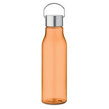 Botella RPET Antifugas 600ml Naranja Transparente