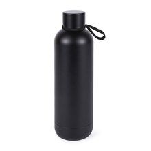 Botella térmica 430ml con vaso integrado Negro