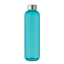 Botella Tritan 1L Anti Fugas Azul Transparente