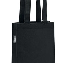 Bolsa pequeña de fieltro de asas cortas Negro