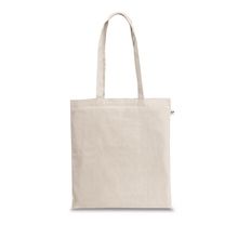 Bolsa de algodón reciclado sin teñir Natural Claro