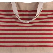 Bolsa de juco a rayas Natural