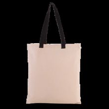 Bolsa de compras en canvas Natural / Black