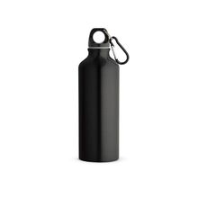 Botella de aluminio reciclado 530 ml Negro