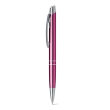 Bolígrafo con clip de tinta azul Rosa