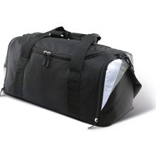 Bolsa deportiva mediana Black / White / Light Grey