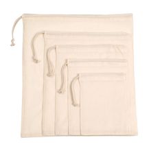 Bolsa algodón orgánico en varios tamaños Natural Xs