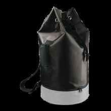 Bolsa de marinero con cremallera impermeable Black / Light Grey