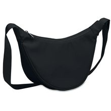 Bolsa bandolera con bolsillos interiores Negro