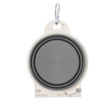 Bowl Plegable Doble para Mascotas Gri