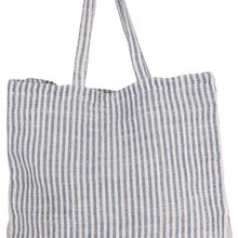 Bolsa a rayas de verano Iris Blue / Natural