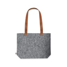 Bolso Fieltro RPET Elegante 6Kg con Asas Polipiel Gri