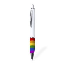 Bolígrafo Blanco Empuñadura Rainbow