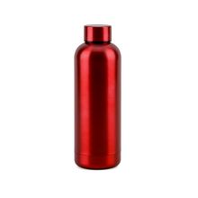 Botella de acero inoxidable 550 mL metalizada Rojo