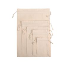Bolsa de algodón con cordones Natural Xs