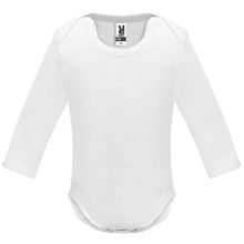 Body bebé manga larga Blanco 9 Meses