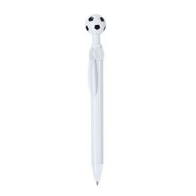 Bolígrafo ABS con pulsador balón de fútbol Bla