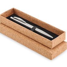 Bolígrafo de Acero Inox Reciclado Plata Mate