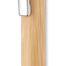 Bolígrafo de Bambú con Pulsador Madera