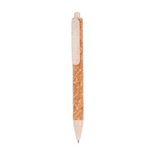 Bolígrafo Corcho PP y Fibra de Trigo Natural