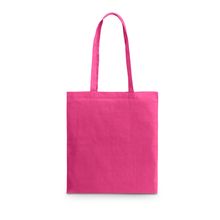 Bolsa Algodón 140g/m² Asa Larga Rosa