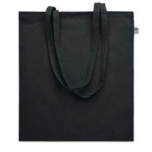 Bolsa Algodón Asas Largas 180g Negro