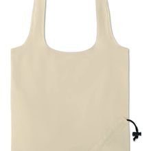 Bolsa algodón de compra plegable 40 x 38 cm beige Beig