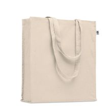 Bolsa Algodón Eco 220gr con Fuelle Beig