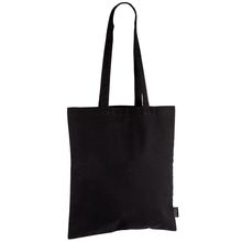 Bolsa de algodón reciclado negro Negro