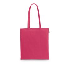Bolsa de algodón reciclado y poliéster rPET Rosa