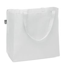 Bolsa Amplia de Compra y Playa RPET Blanco