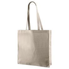 Bolsa de asas largas algodón reciclado Beige