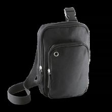 Bolsa bandolera con asa regulable Black
