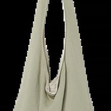 Bolsa bandolera de felpa Cierre magnético Almond Green