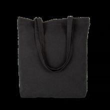 Bolsa clásica de algodón reciclado Black Jhoot