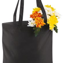 Bolsa de compra asas largas hombro Black